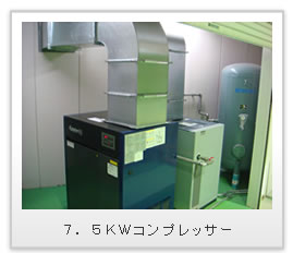 ７．５ＫＷコンプレッサー